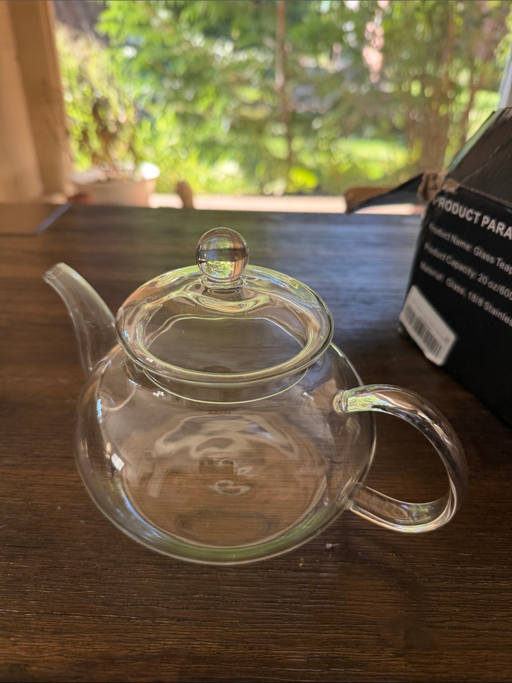 Glass teapot 20oz /600 ml.